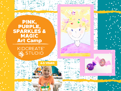 Pink, Purple, Sparkles & Magic Art Camp (4-9 Years)